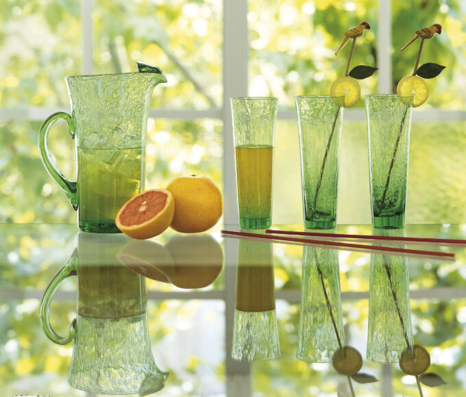 Grand gobelet + broc à glace