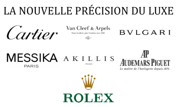 Visuel de couverture officiel et bannière principale de l'article « La Nouvelle Précision du Luxe ». Cette composition rassemble les logos des plus prestigieuses Maisons partenaires (Cartier, Van Cleef & Arpels, Bulgari, Messika, Akillis, Audemars Piguet, Rolex) pour la section Joaillerie & Horlogerie de l'édition de Juin 2026 de THE Magazine