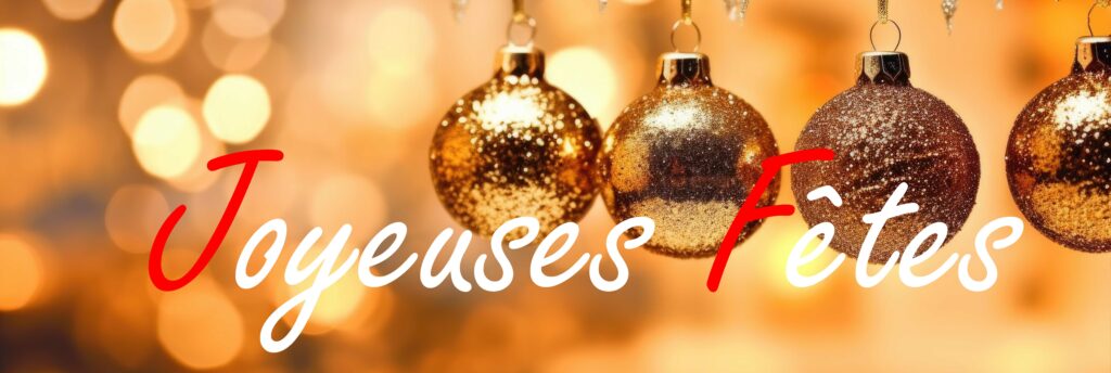 Elegant red Christmas ball with sparkling details on a magical bokeh background